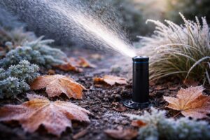 Automata öntözőrendszer téliesítése fagyok előtt, kert téliesítése