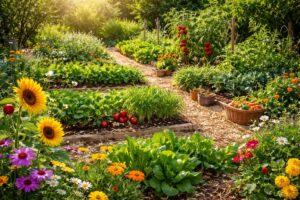 Bio-kertészkedés egészséges talaj és természetvédelem mellett.