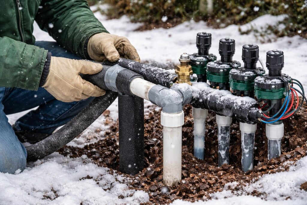 Gyakori hibák az automata öntözőrendszer téliesítésénél