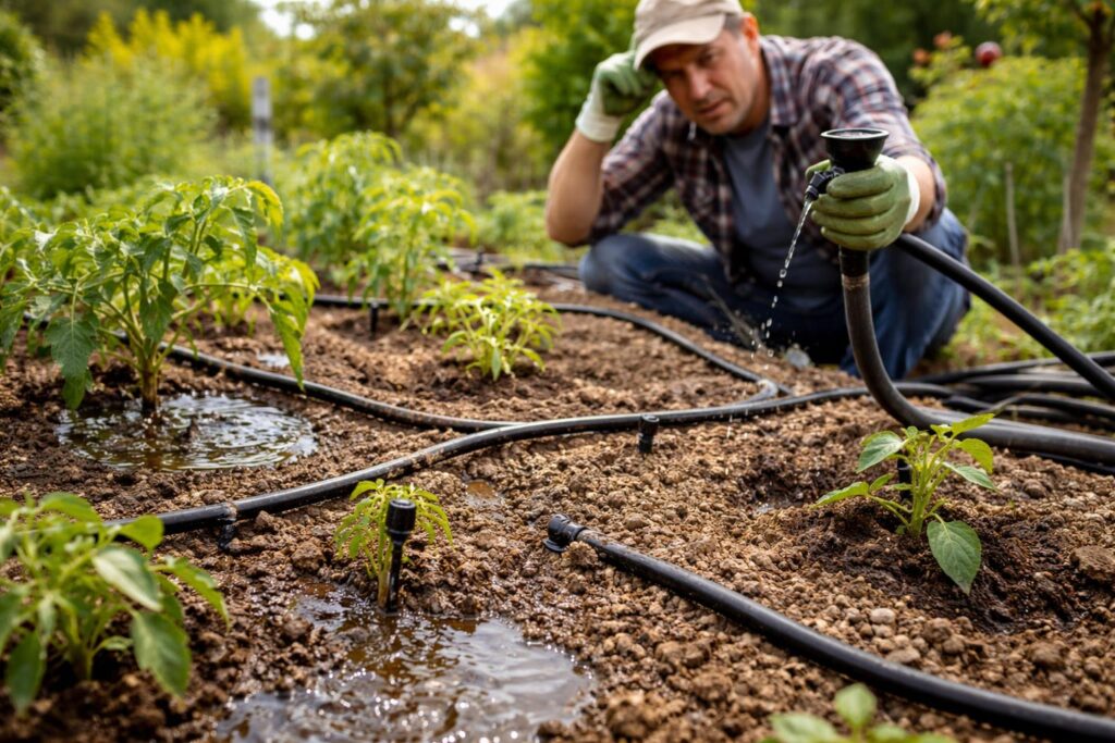Házilag készített csepegtető öntözőrendszer gyakori hibái