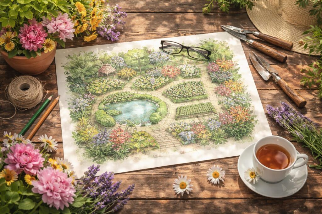 Gyakori kérdések az álomkert tervezéséről egy zöld kertben