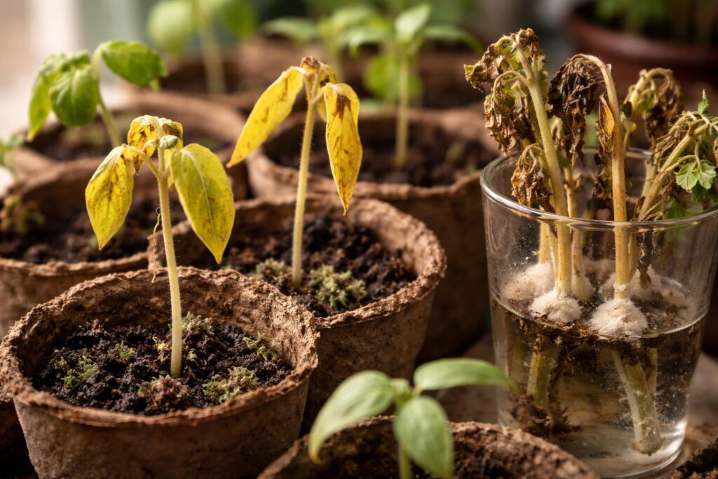 Gyakori problémák magvetésnél és dugványozásnál a kertben