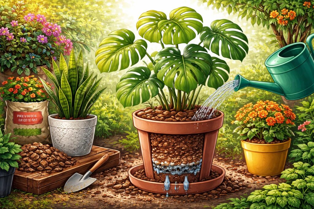 Gyökérrothadás megelőzése szobanövényeknél és kertben egyszerű módszerekkel