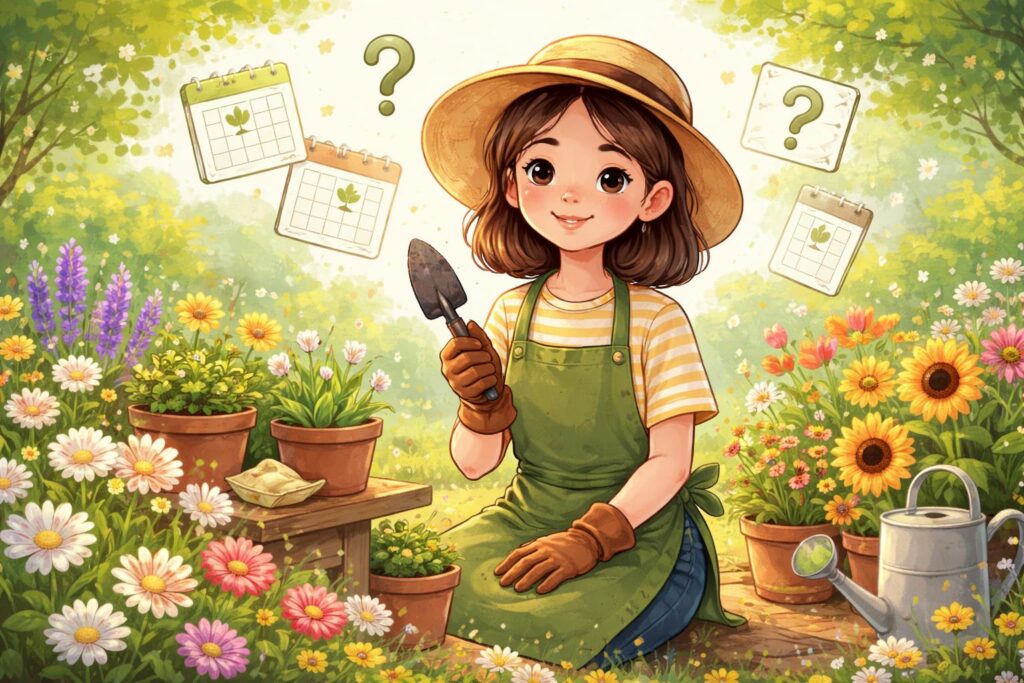 Gyakori kertészeti kérdések kezdőknek hónapról hónapra