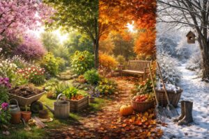 Kertészeti naptár hónapokra bontva, növénygondozás és időzítés