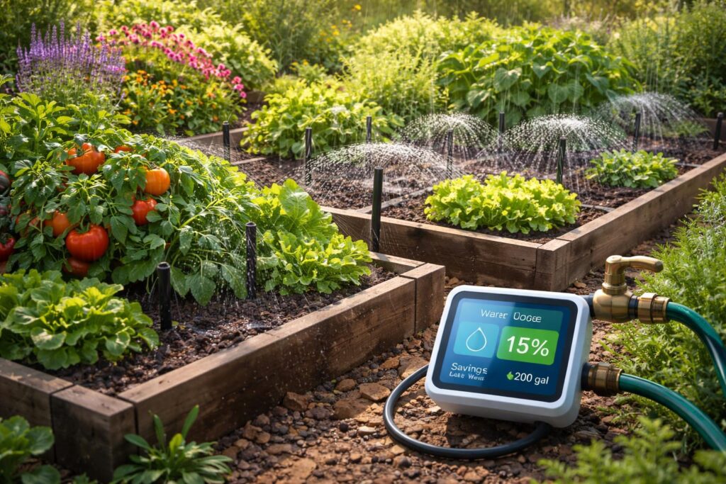 Víztakarékos öntözőrendszer, kertben spórolással és fenntartható megoldásokkal
