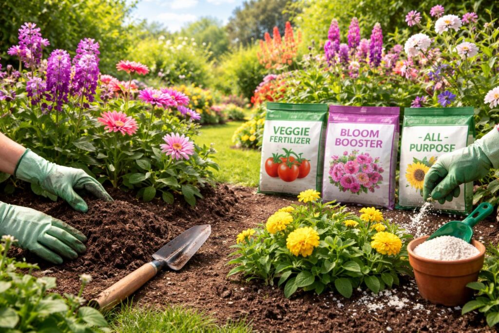 Tavaszi növényápolás, komposzt és speciális trágya használata