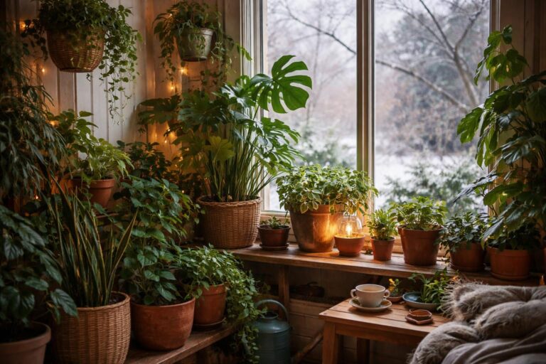 Növények teleltetése fagy ellen, kert télen, védelem hideg időben