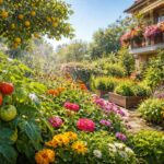 Nyári kánikula idején növények öntözése és védelem kertben